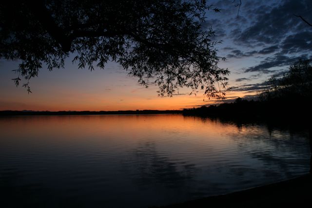 Sonnenuntergang im Dezember 2011